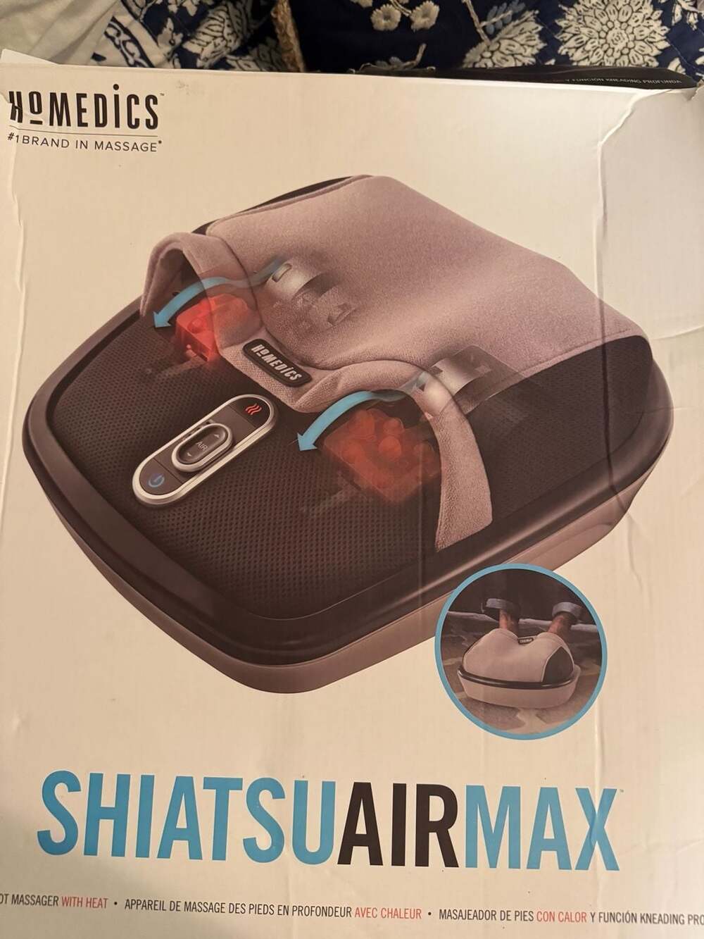 HoMedics Shiatsu Air Max Foot Massager with Heat